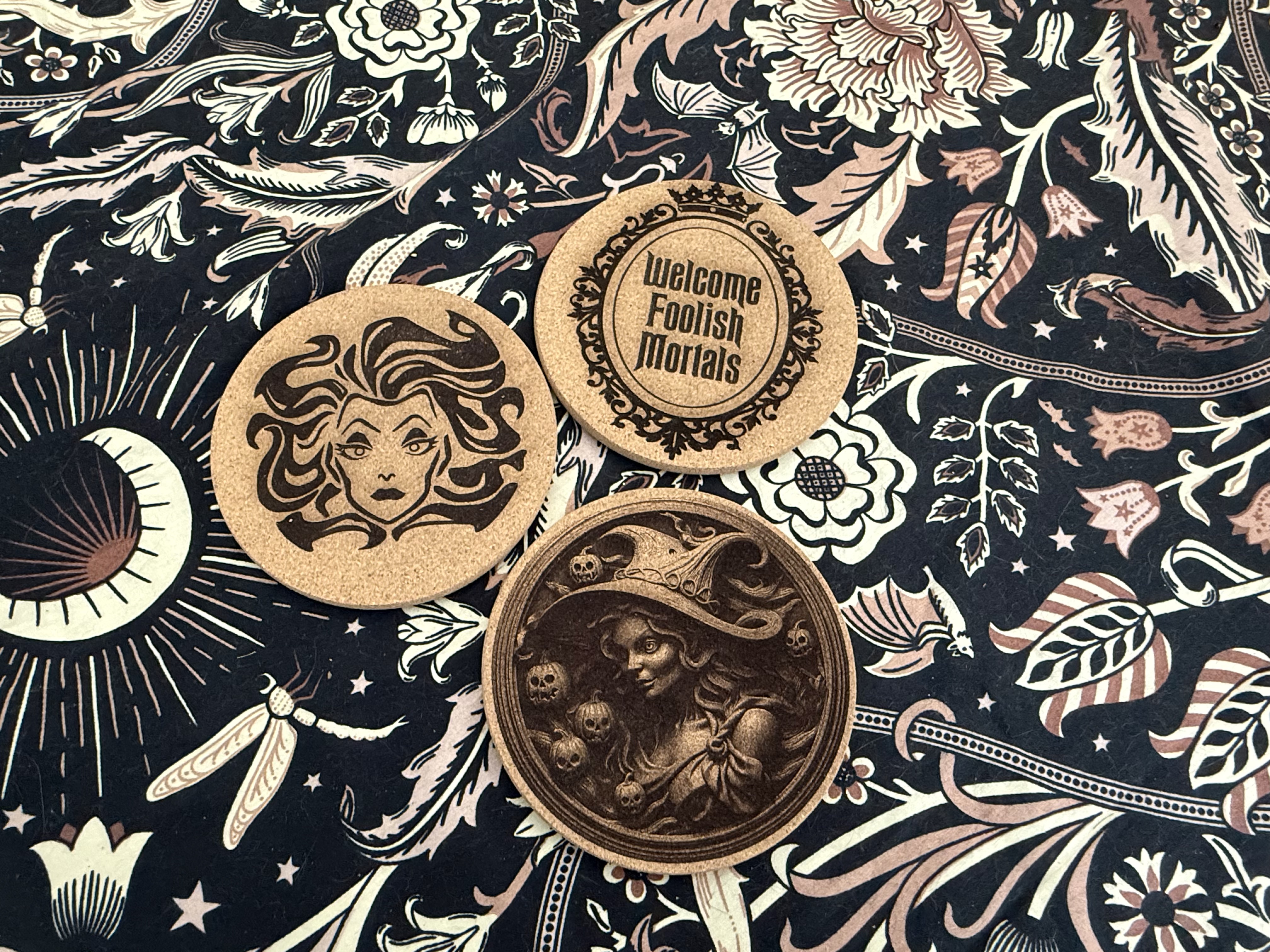 An abundance of cork coasters