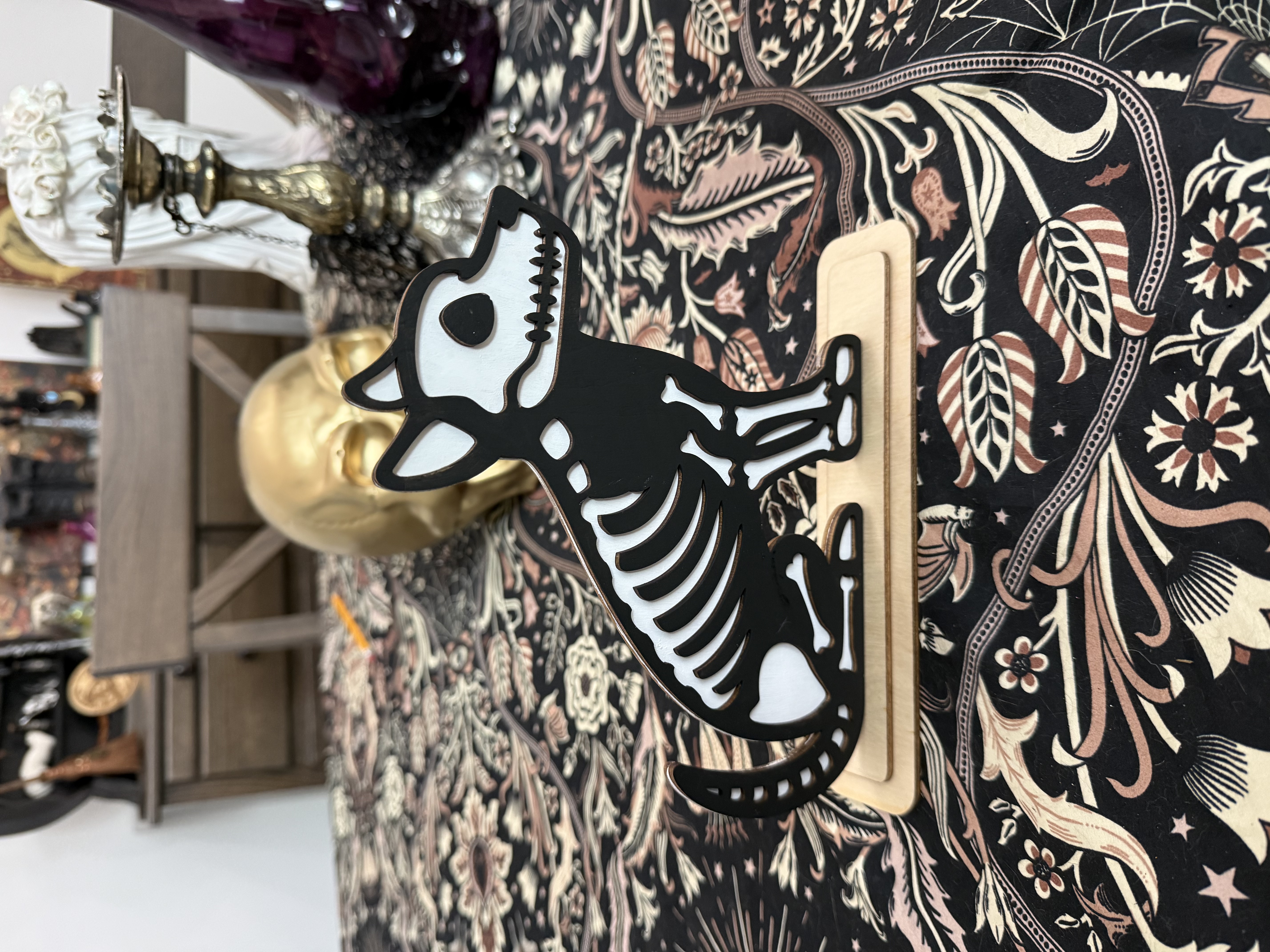 Spooky dog decoration